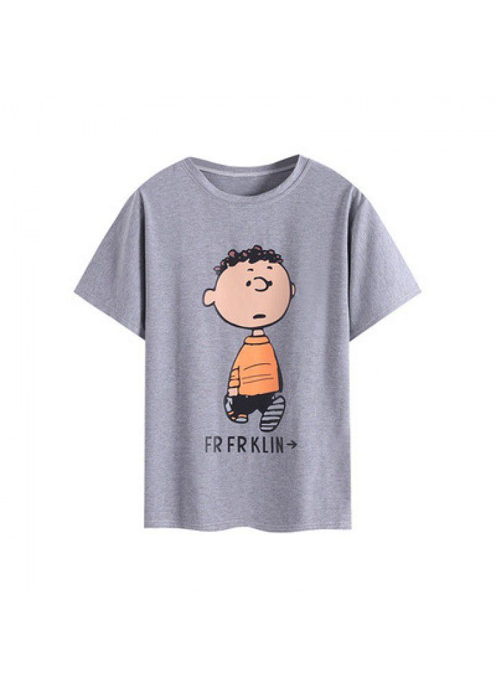 Loose fitting middle length extra large 200 Jin fat mm short sleeve T-shirt women's new top fashion of Korean version 2021