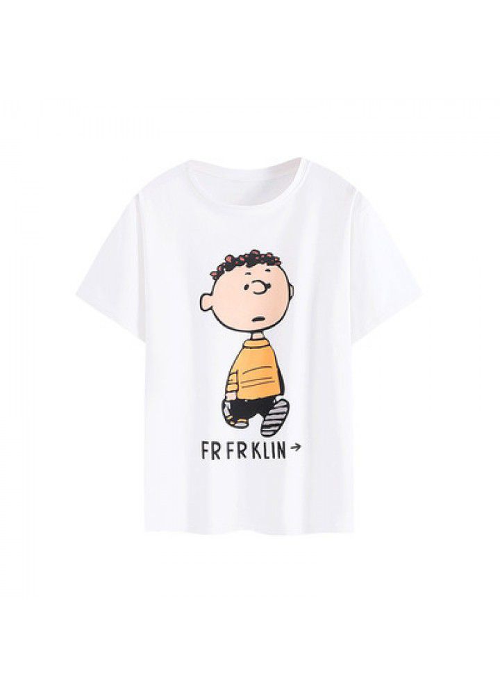 Loose fitting middle length extra large 200 Jin fat mm short sleeve T-shirt women's new top fashion of Korean version 2021