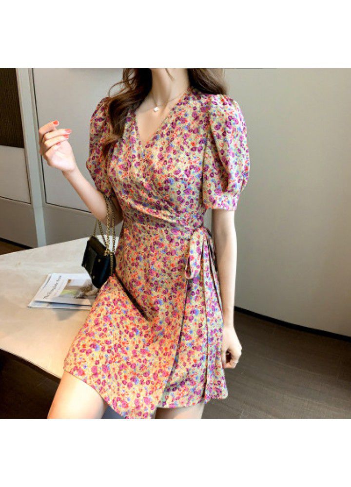 2021 new summer skirt floral dress women's fashion celebrity