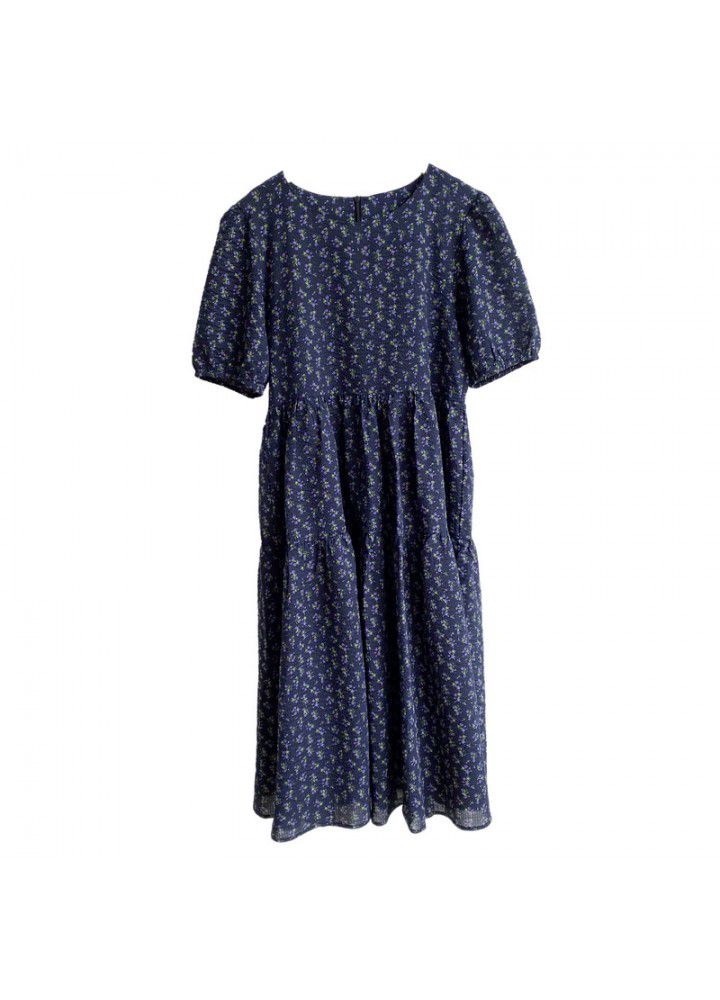 Zhicongxi 2020 summer best friend's dress foam cotton floral long cake skirt dress + shirt female 1760