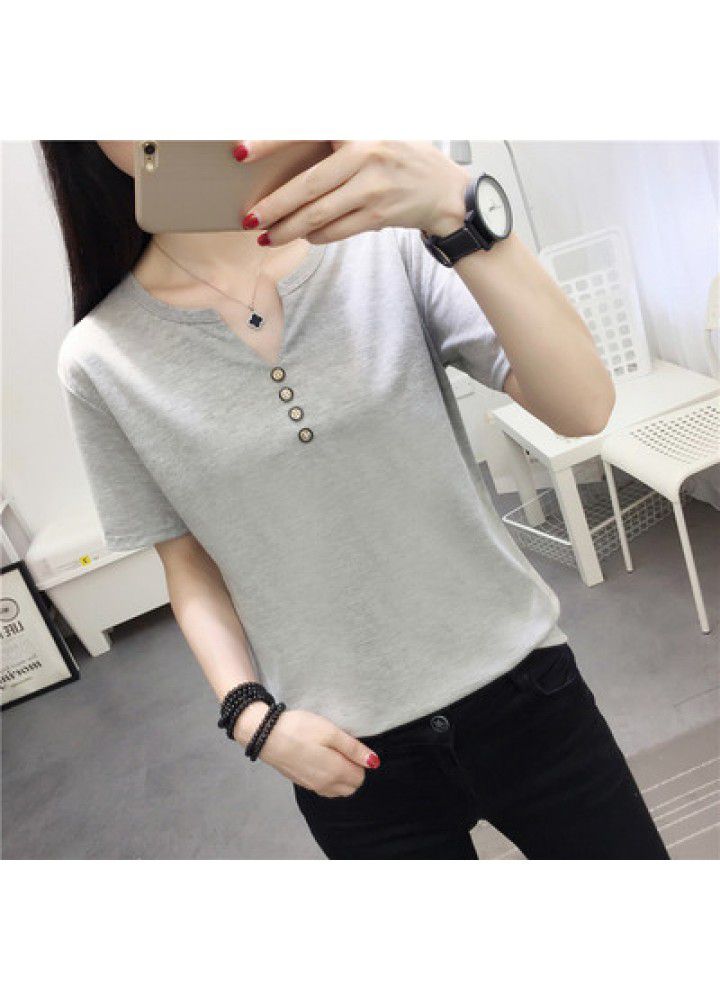 New summer clothes in 2021. Short sleeve T-shirt women's fashion loose half sleeve fat mm women's net red clothes