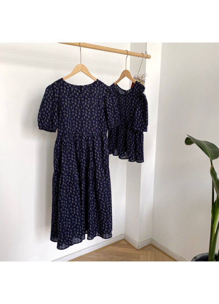 Zhicongxi 2020 summer best friend's dress foam cotton floral long cake skirt dress + shirt female 1760
