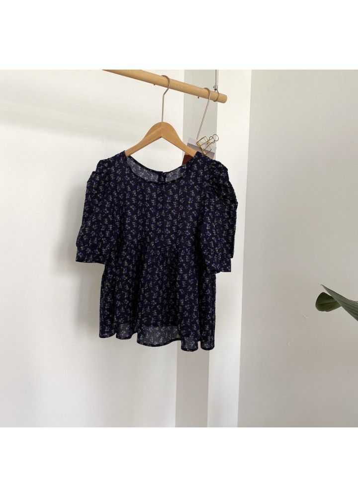 Zhicongxi 2020 summer best friend's dress foam cotton floral long cake skirt dress + shirt female 1760