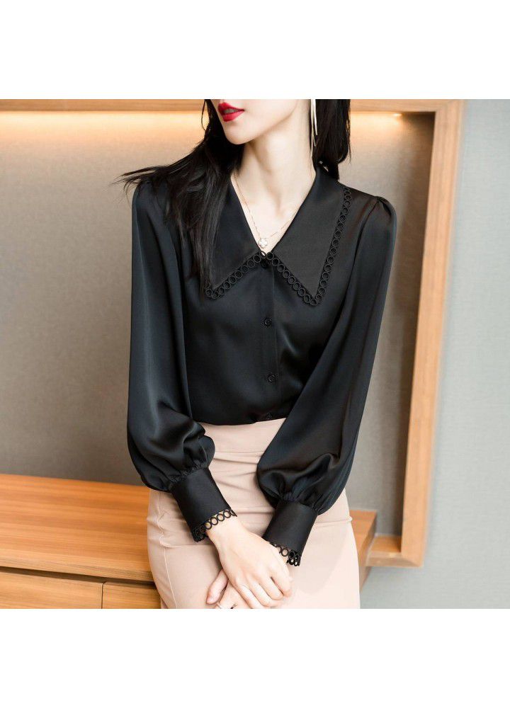European white shirt women's design temperament