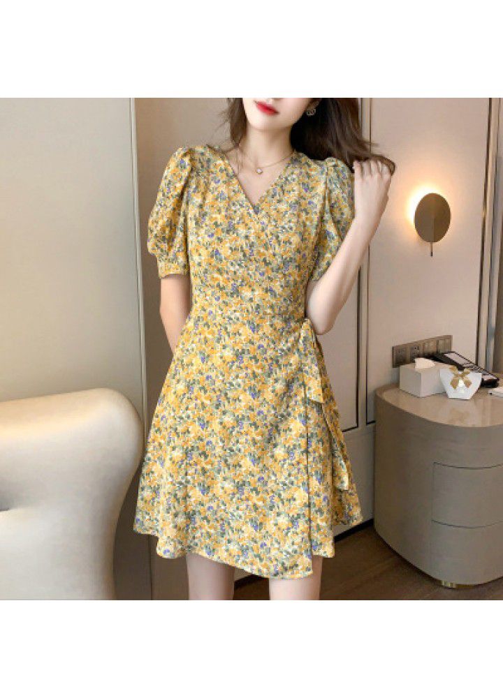 2021 new summer skirt floral dress women's fashion celebrity