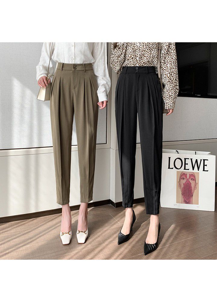 Korean version pants women's new leisure pants in spring and summer 2021