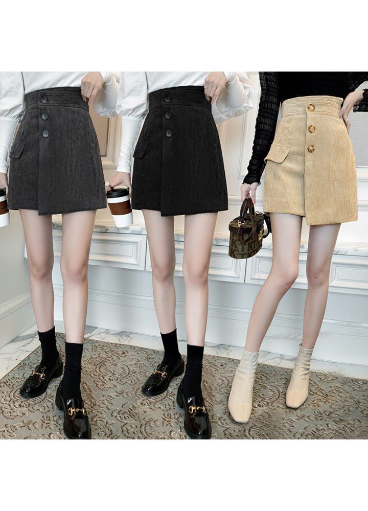 Autumn and winter 2020 new Corduroy Skirt for women