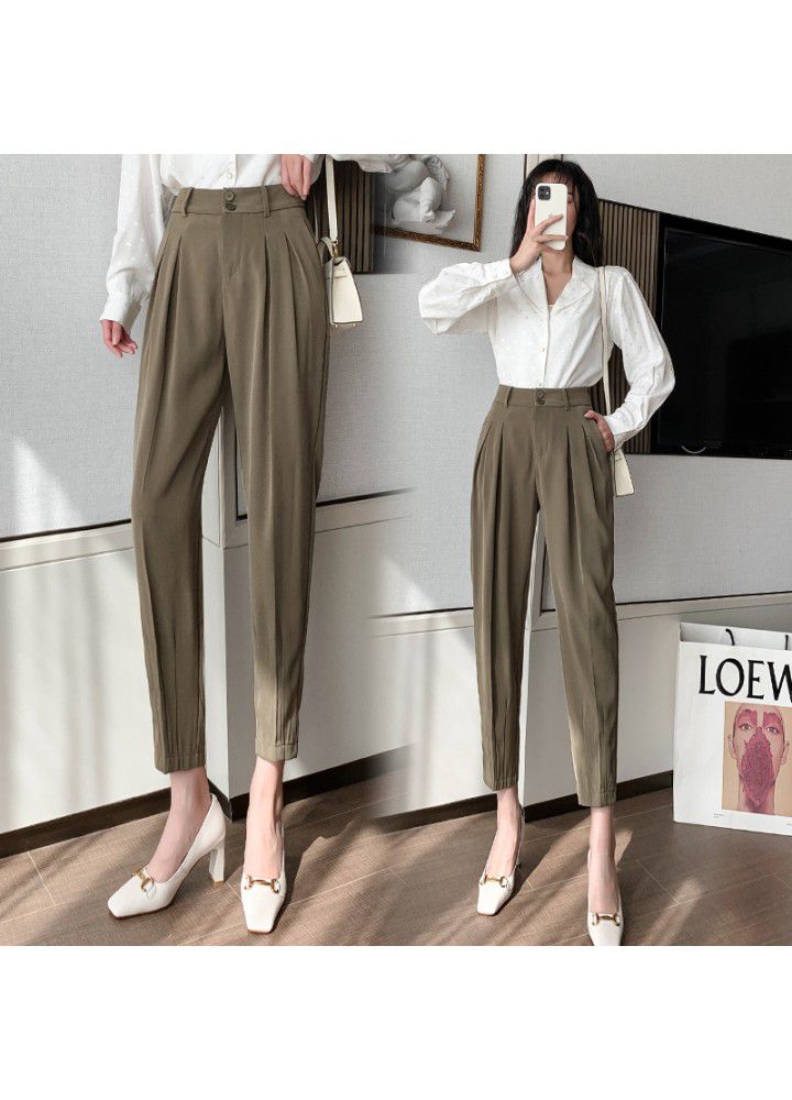 Korean version pants women's new leisure pants in spring and summer 2021