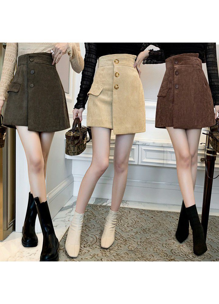 Autumn and winter 2020 new Corduroy Skirt for women