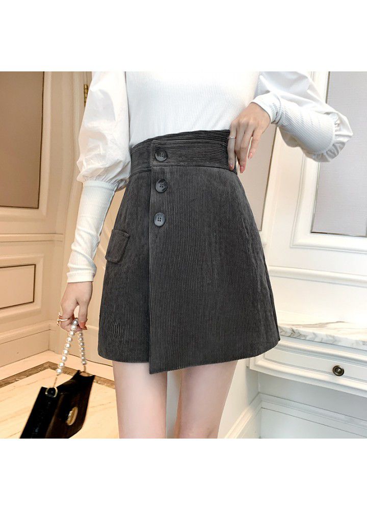 Autumn and winter 2020 new Corduroy Skirt for women