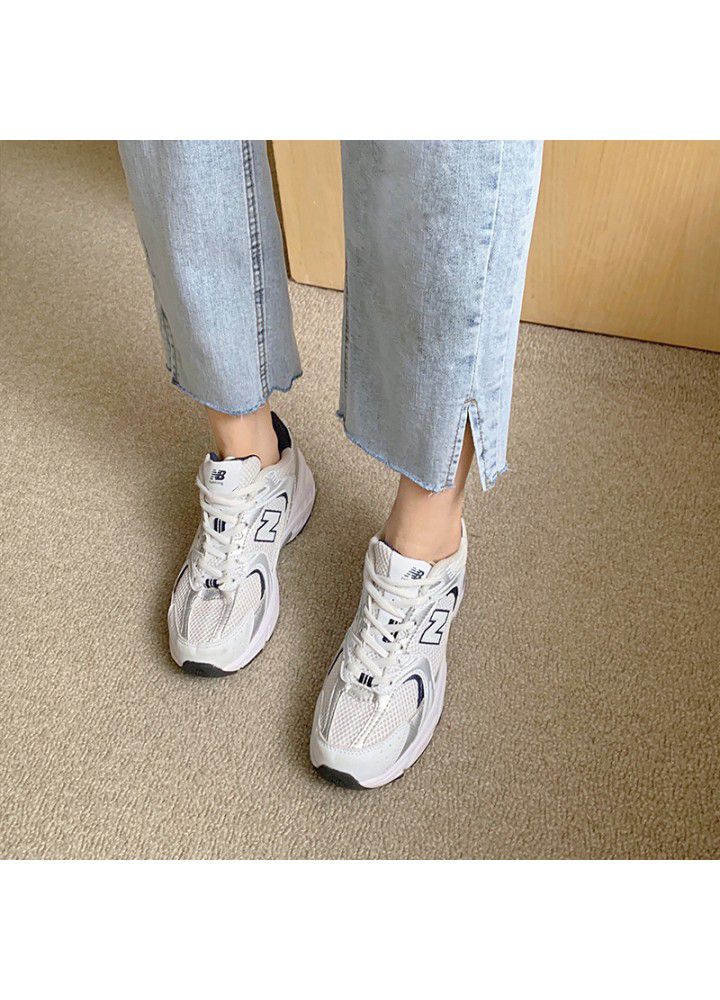 Small straight jeans women's 2021 spring and Summer photo pants loose high waist slim Wide Leg Pants Capris
