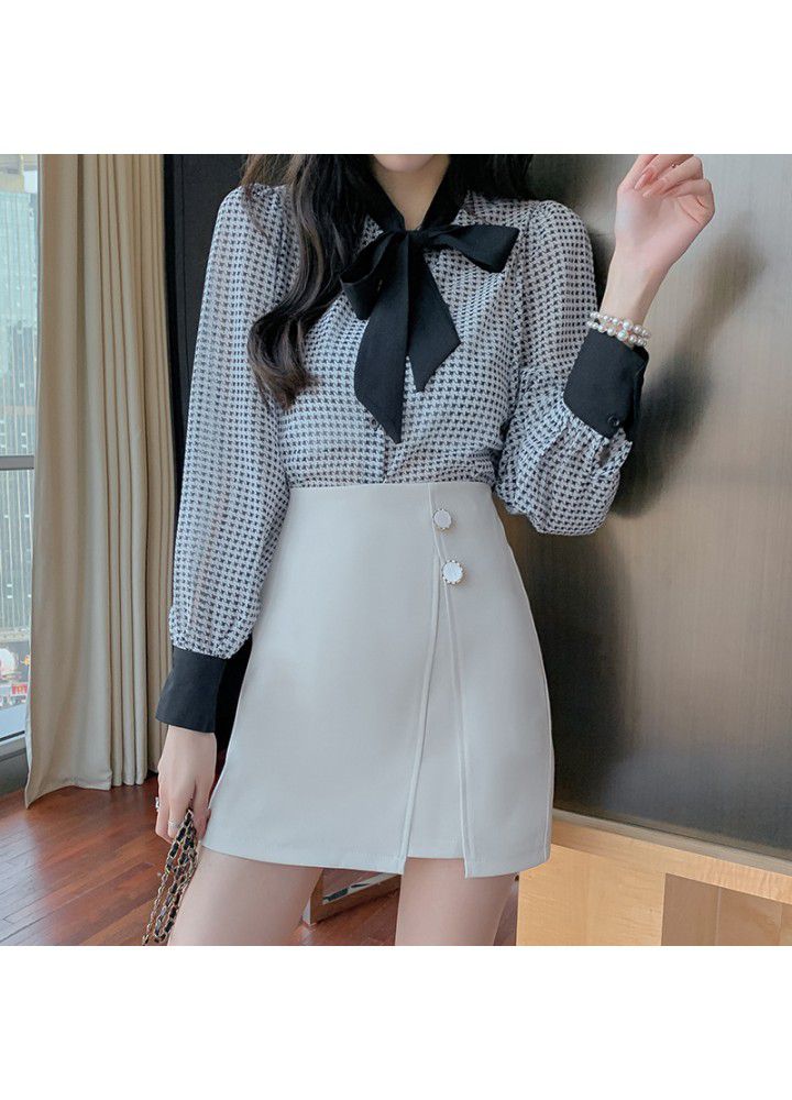 Women's suit short skirt 2021 summer new A-line high waist skirt irregular slim skirt thin hip skirt