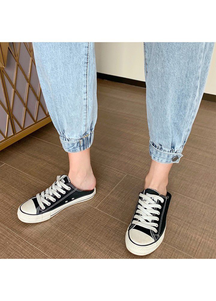 In spring and summer of 2021, father's pants, female high waist radish pants, slim jeans, female loose, small, nine point Harlan