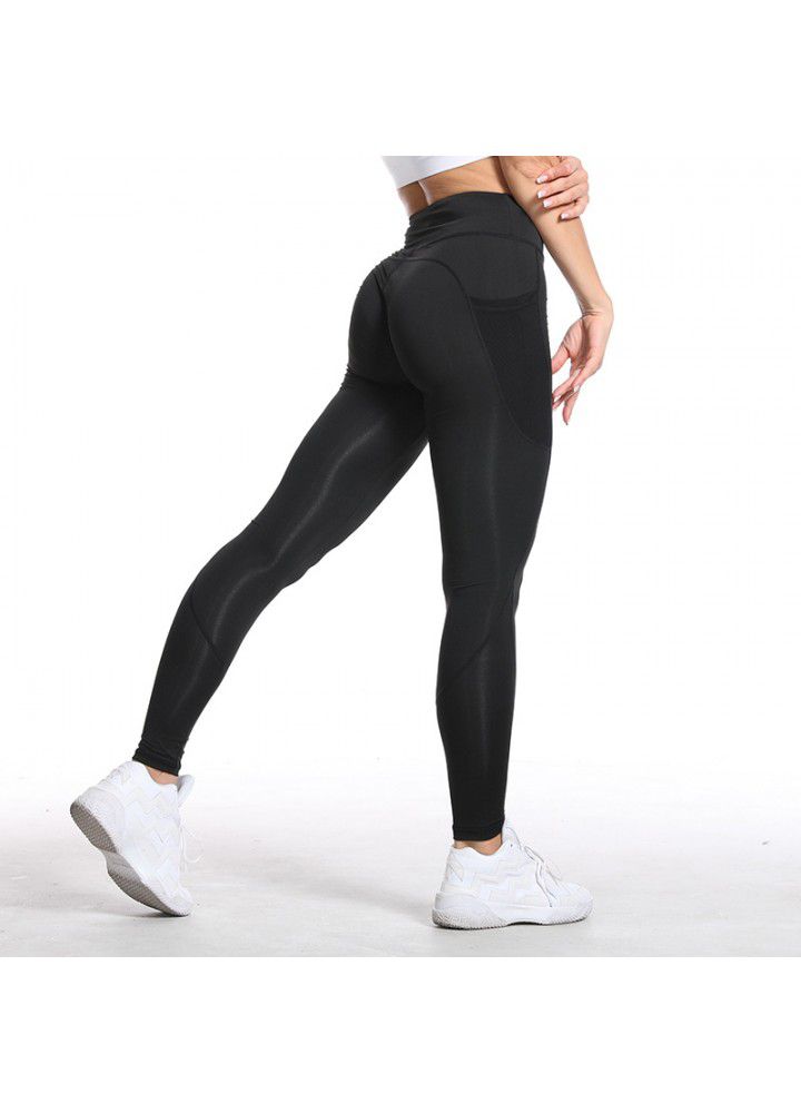 Cross border Amazon mobile phone pocket Yoga Pants