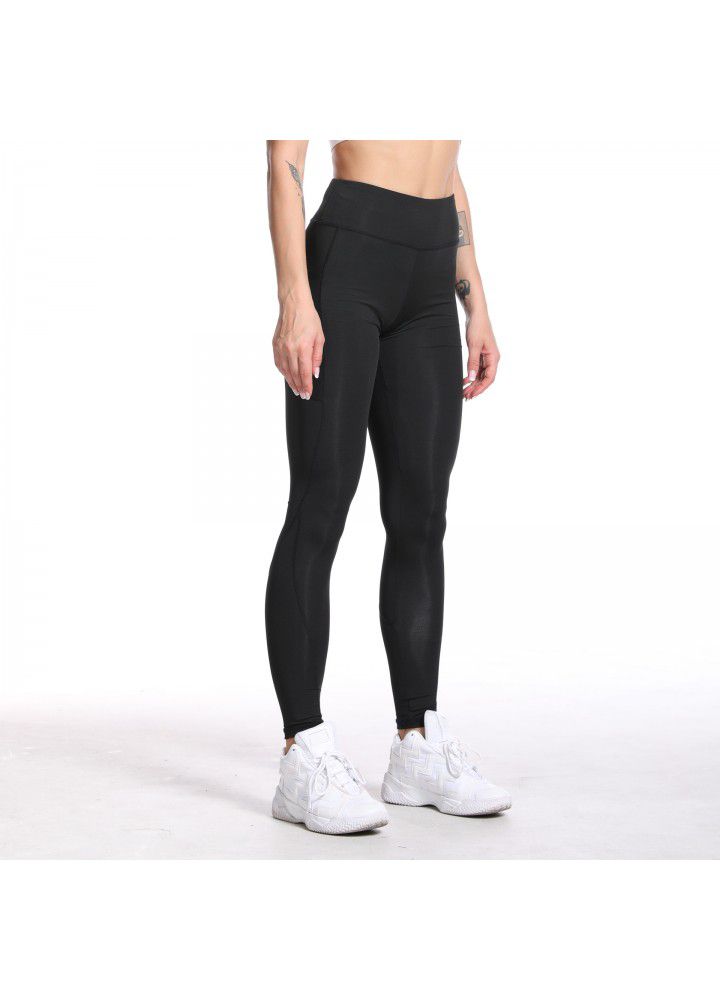 Cross border Amazon mobile phone pocket Yoga Pants