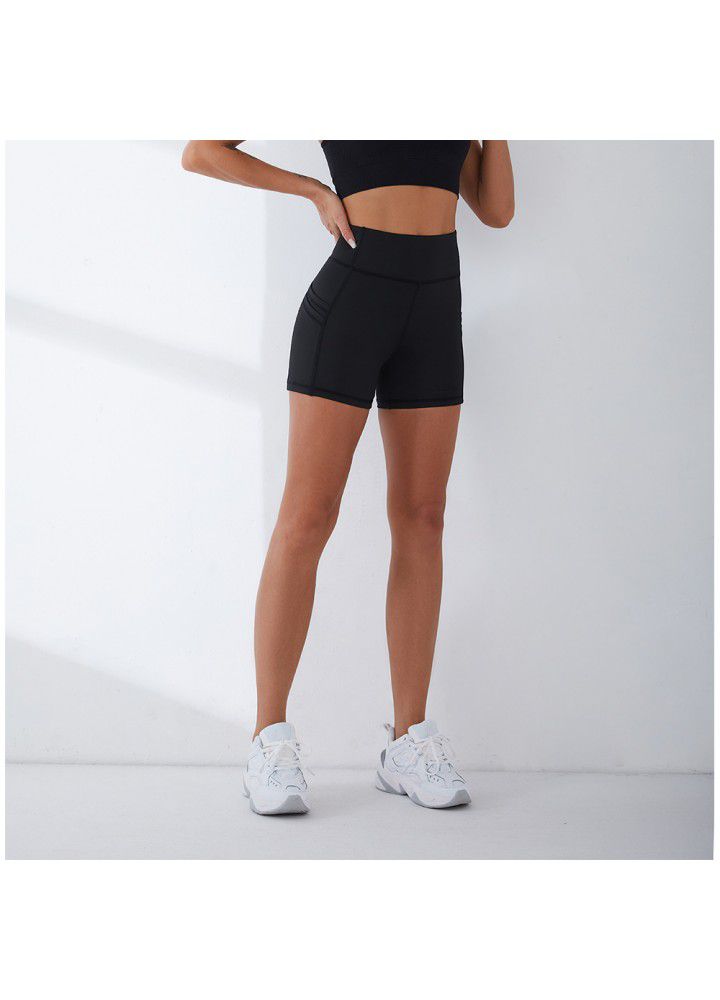 2020 new sports fitness pants Europe and the United States three pants fast sell elastic tight Yoga Pants cross border three shorts 