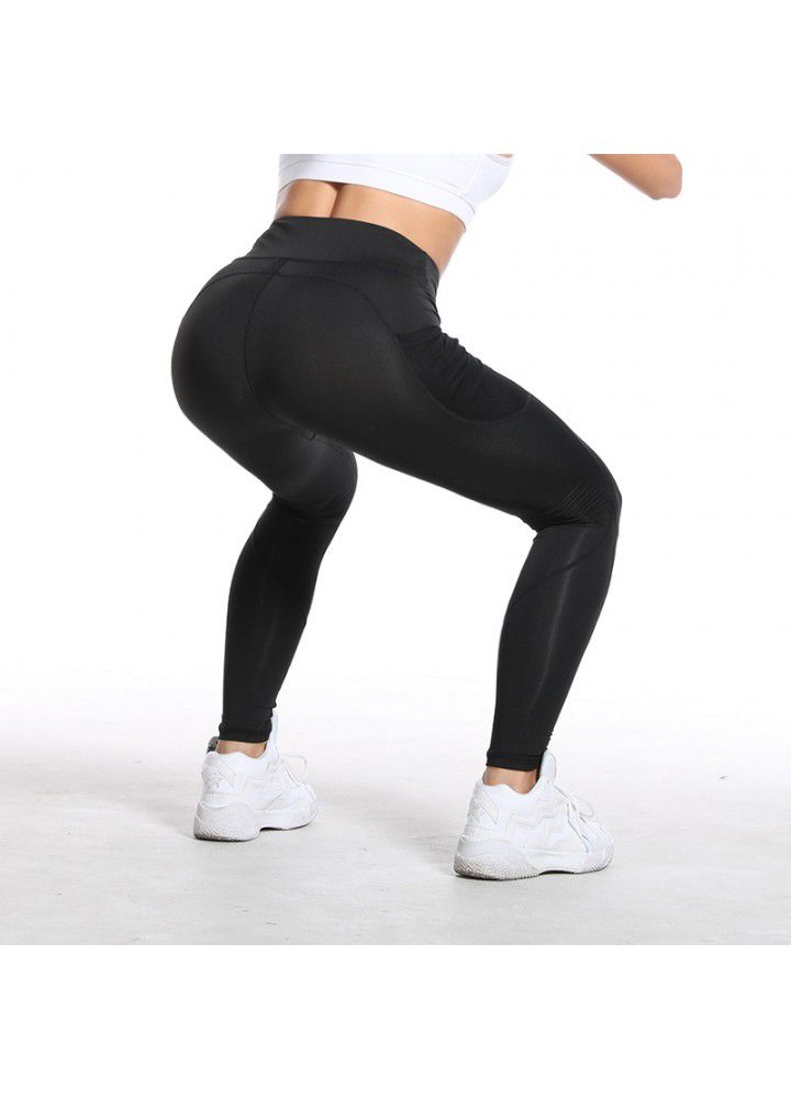 Cross border Amazon mobile phone pocket Yoga Pants