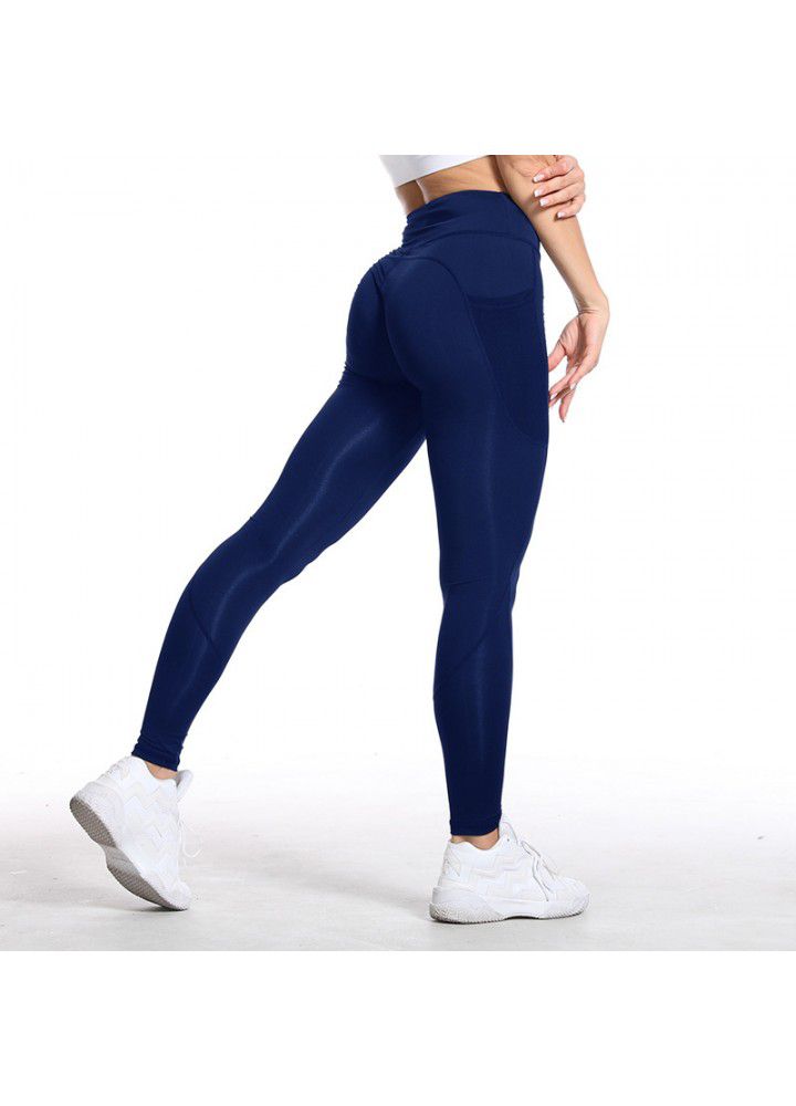 Cross border Amazon mobile phone pocket Yoga Pants