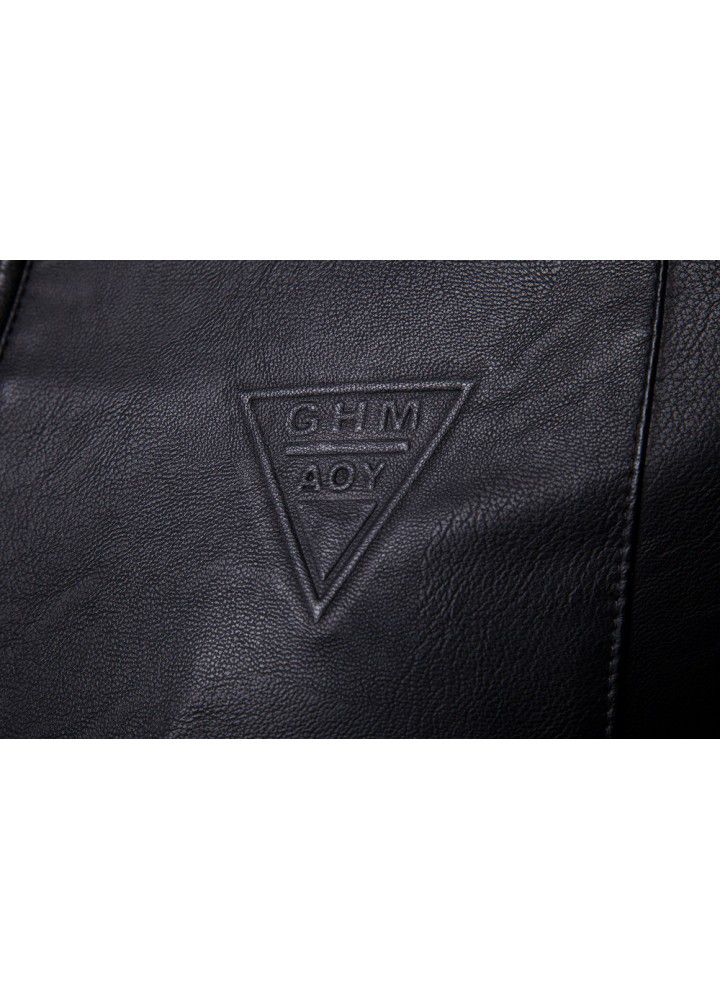 Foreign trade express Amazon 19 autumn winter new men's Korean fashion high quality collar jacket leather coat