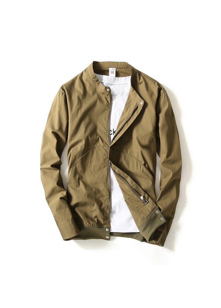2019 summer casual jacket men's fattening plus size skin windbreaker thin couple's coat sunscreen suit