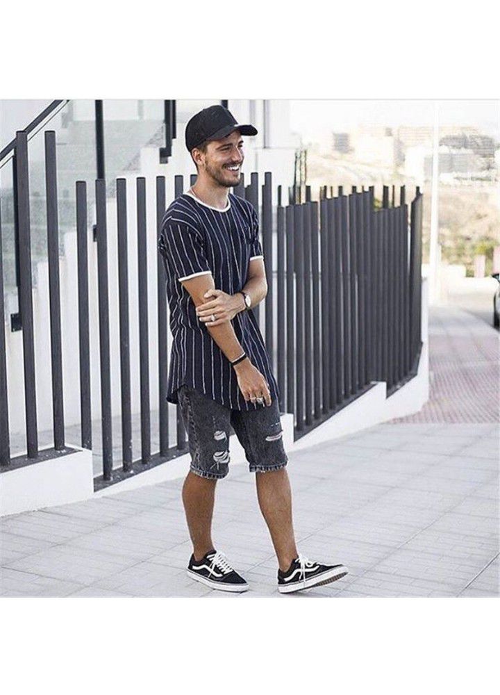 Amazon new running sport round neck t-shirt men's summer European and American leisure men's short sleeve