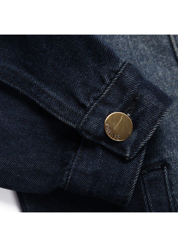 Cross border new 2020 spring and summer new men's wear oversize men's foreign trade denim jacket fashion British jacket men's wear