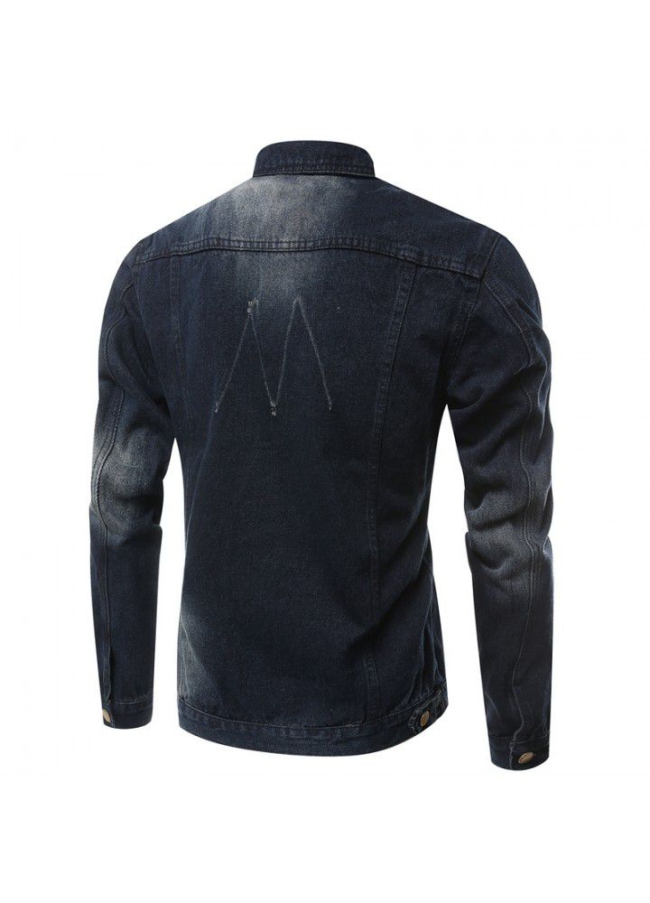 Cross border new 2020 spring and summer new men's wear oversize men's foreign trade denim jacket fashion British jacket men's wear