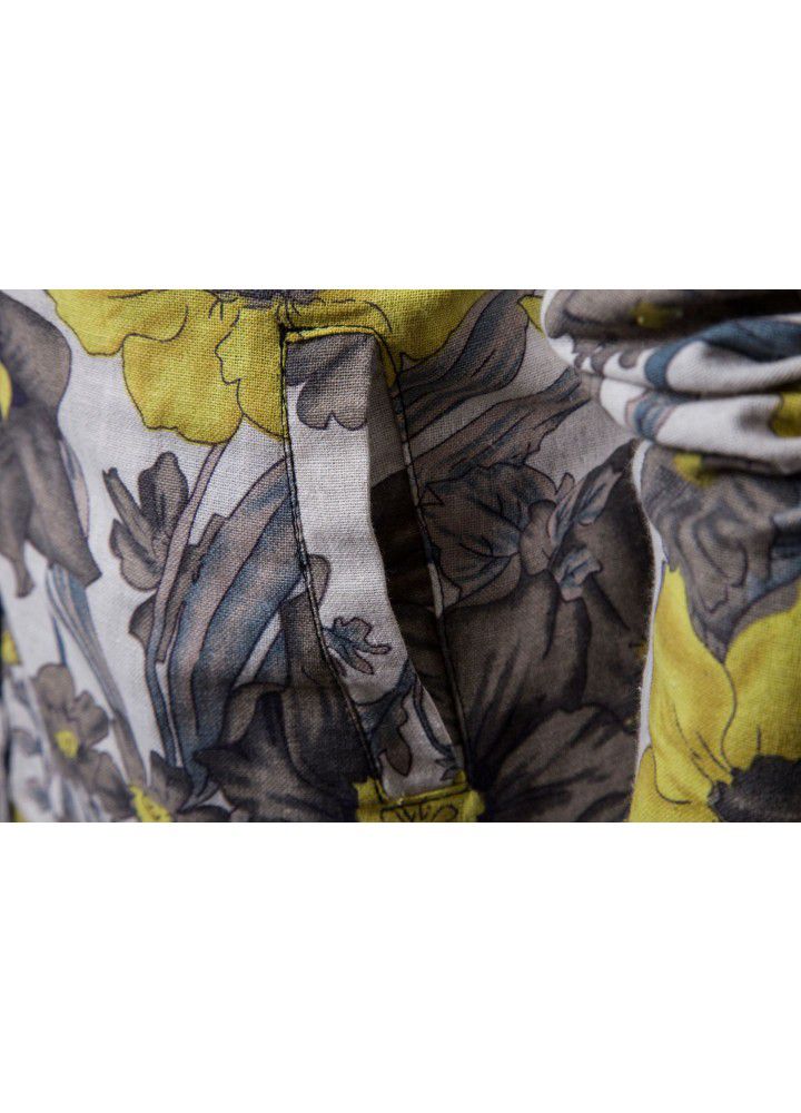 European Code foreign trade fall / winter 2018 new men's floral jacket fashion casual plus oversized Baseball Jacket jk16