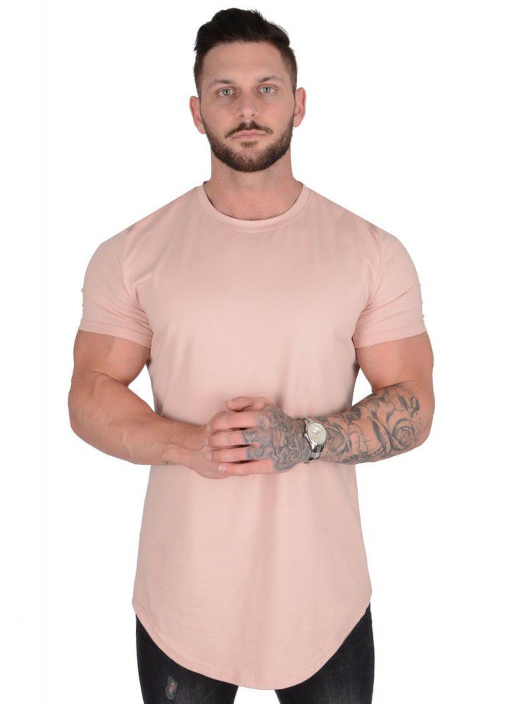Muscle fitness brothers summer men's sports leisure exercise cotton loose short sleeve T-shirt no logo