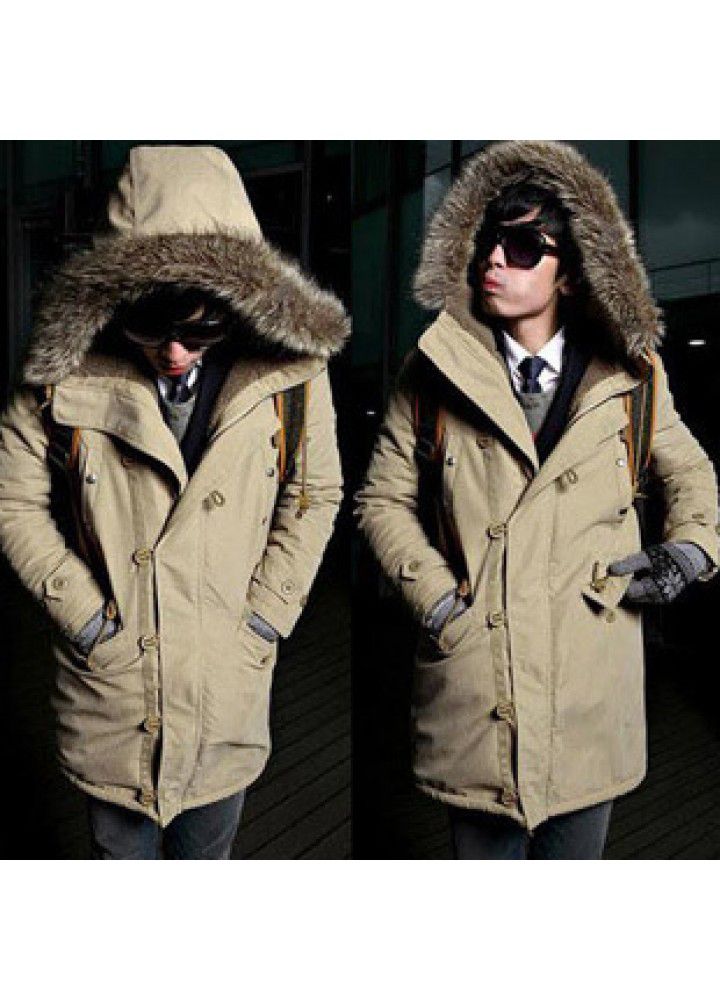 Wintermenthicken cotton padded clothes jacket coat