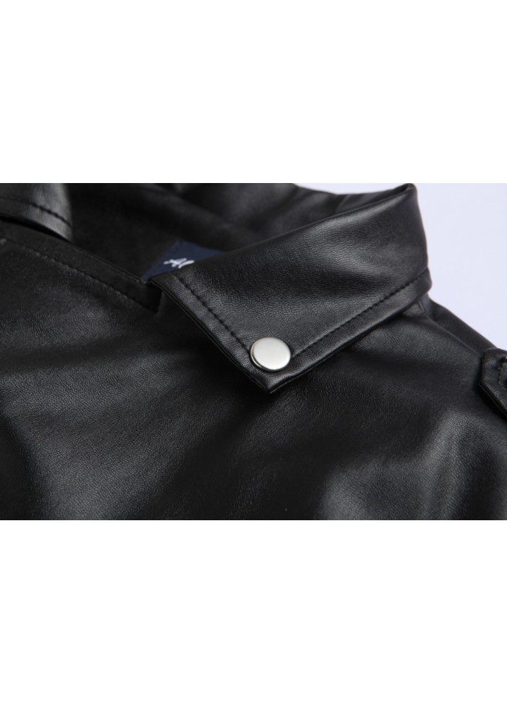 Cross border supply new Korean locomotive slim fit Leather Men's leather jacket British fashion men's leather y82