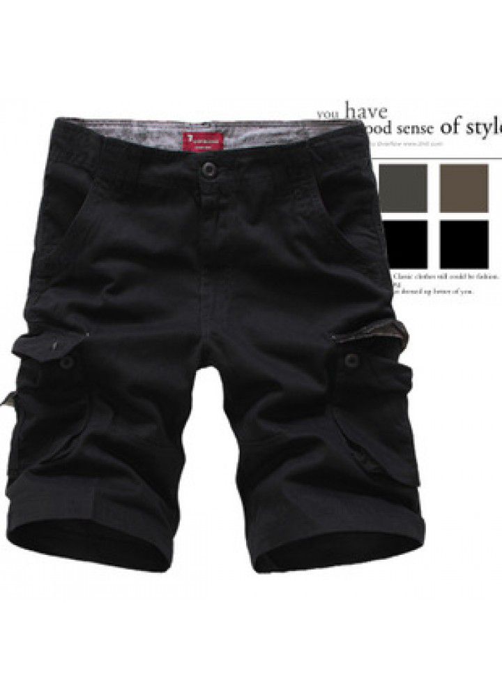 EBay Europe and the United States hot super large fashion multi bag overalls Capris outdoor pants European men's pants