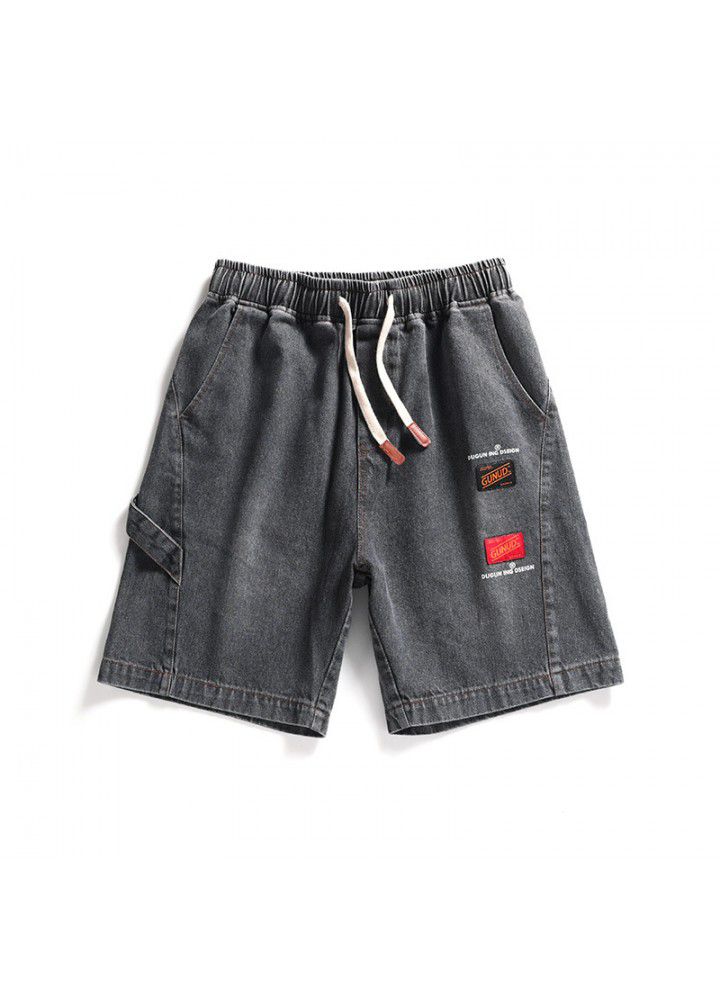 Men's Denim Shorts Korean leisure youth fashion sports denim pants men's summer new fashion