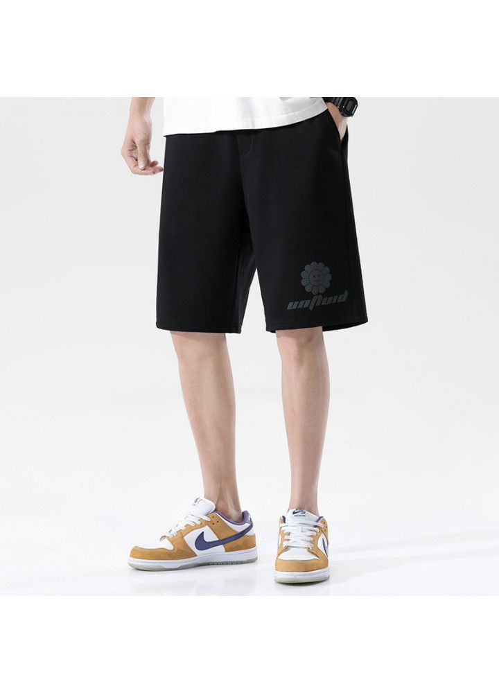 Summer new casual shorts men's sports Korean youth fashion brand loose cotton short pants men's fashion