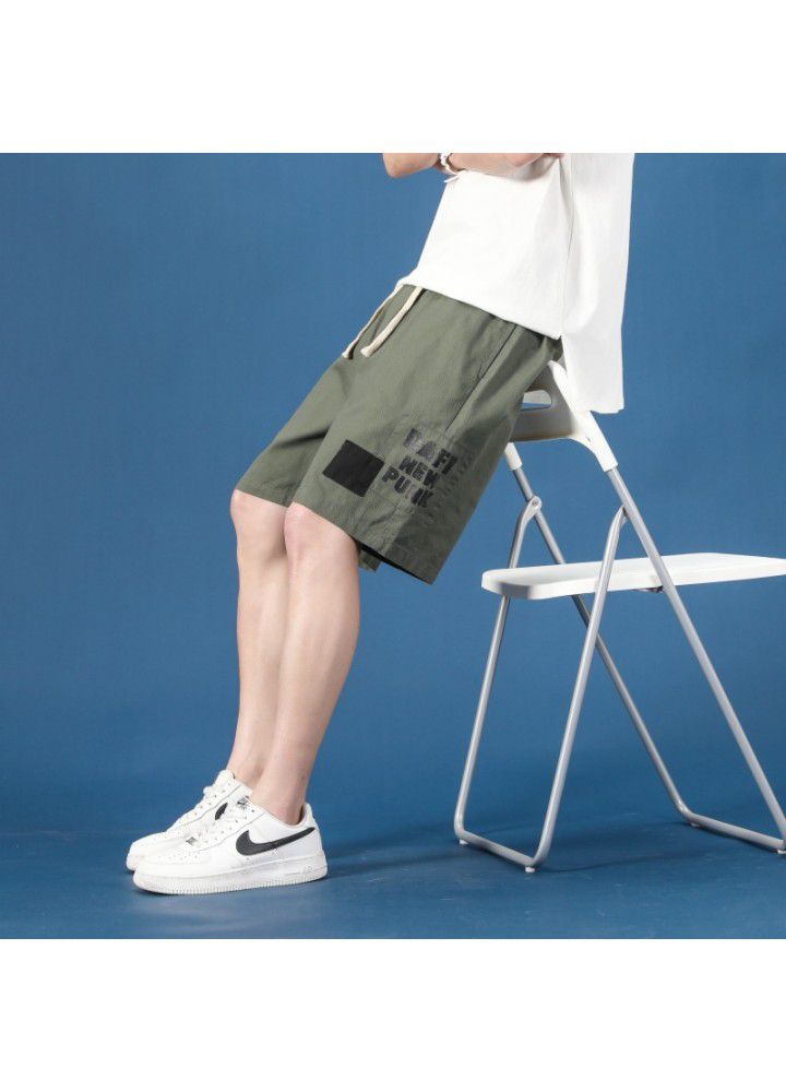 2021 summer new sports shorts men's casual overalls