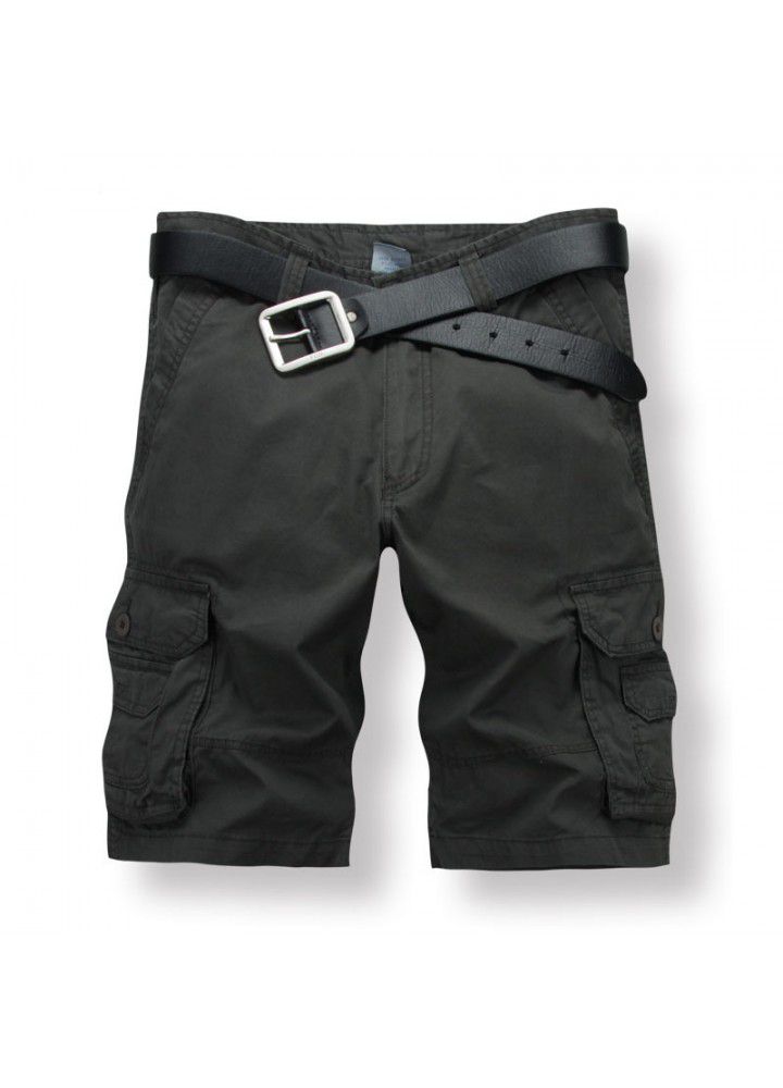 Amazon Europe and America sell pure cotton washing Multi Pocket tooling pants men's pants outdoor pants