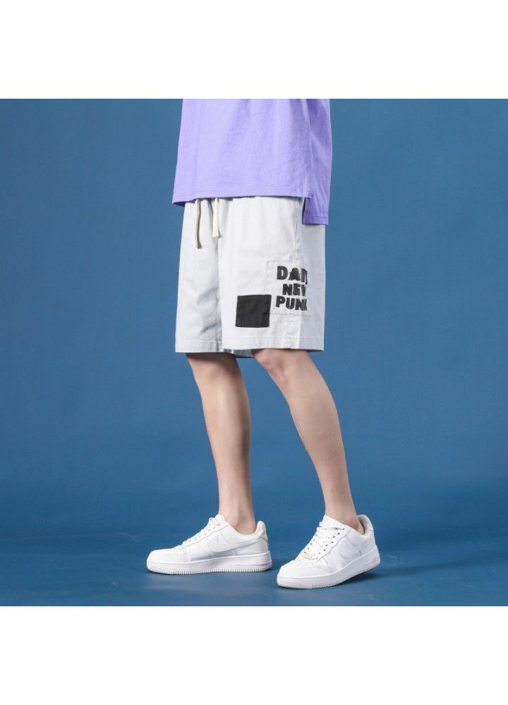 2021 summer new sports shorts men's casual overalls