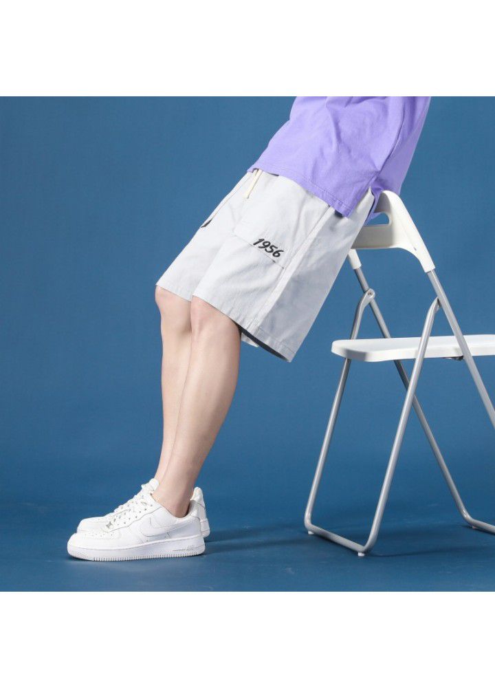 2021 summer new sports shorts men's casual overalls