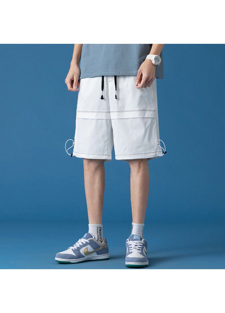 Summer 2021 new 5-point casual pants men's fashion brand Street loose straight camouflage pants sportswear fashion