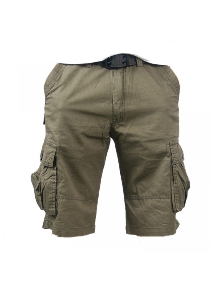 Amazon Europe and America sell pure cotton washing Multi Pocket tooling pants men's pants outdoor pants