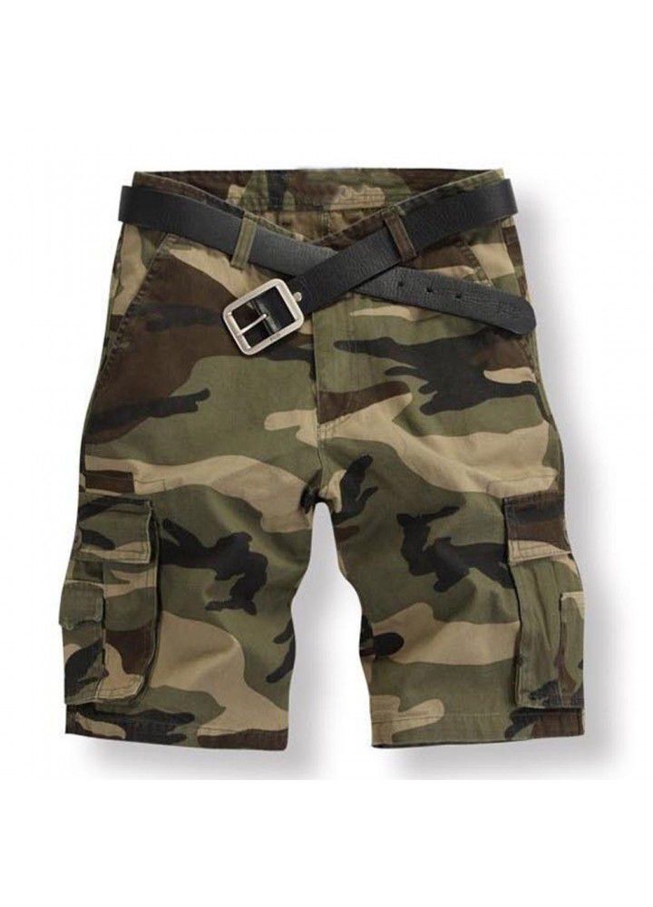 Amazon Europe and America sell pure cotton washing Multi Pocket tooling pants men's pants outdoor pants