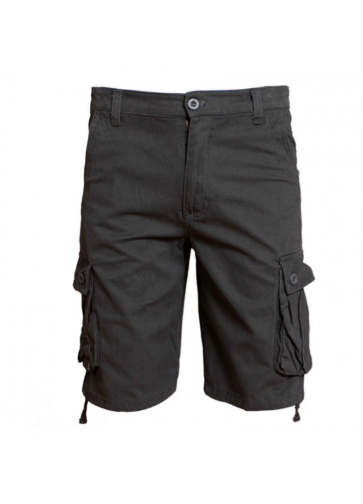 Factory direct sales Multi Pocket wash overalls oversized pants outdoor Capris men's casual pants
