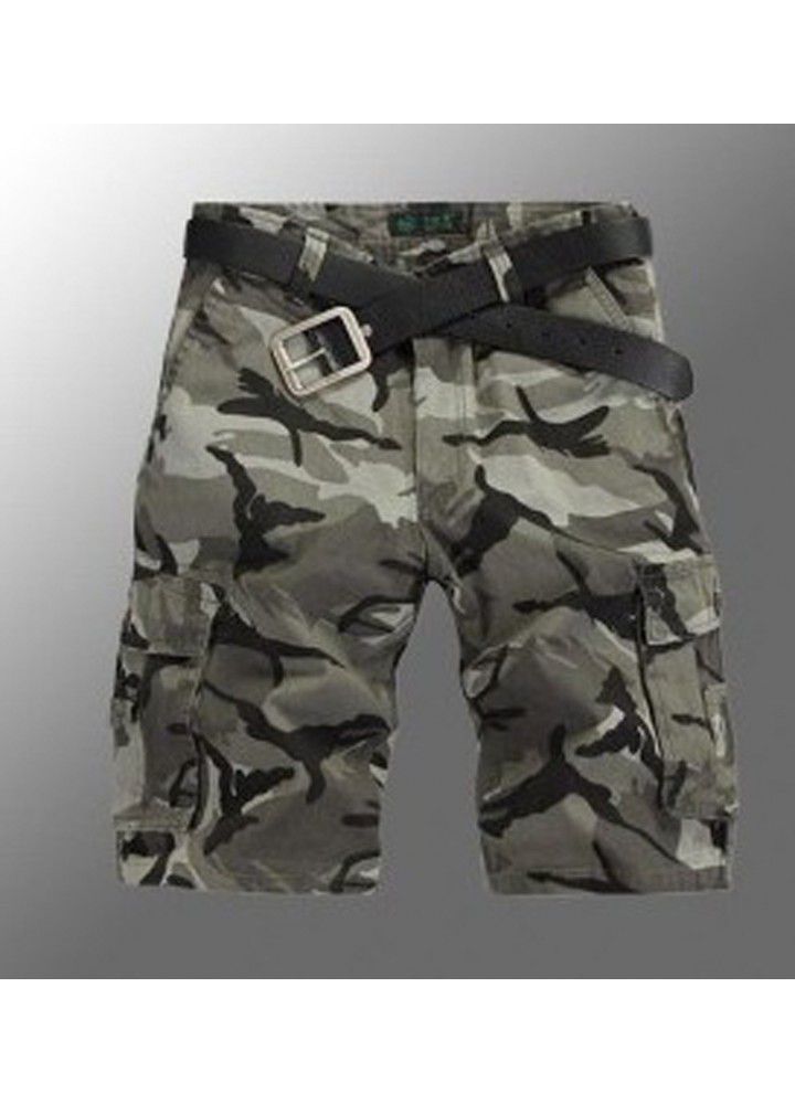 Manufacturers directly for Europe and the United States hot selling cotton washed Multi Pocket camouflage pants, overalls, pants, men's pants