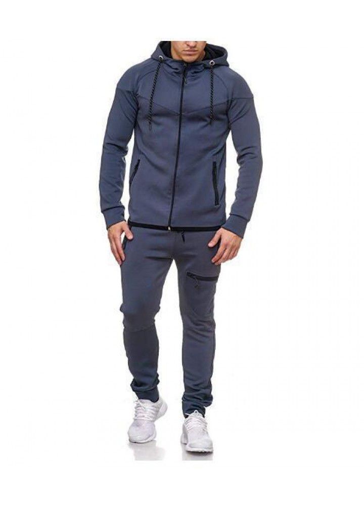 Cross border men's popular sports suit in spring and Autumn