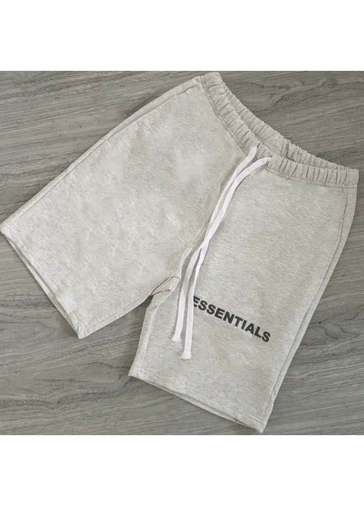 Summer casual shorts high street essentials double line men's fashion and loose hanging crotch