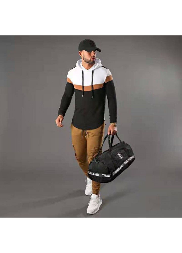 2021 new men's sports and leisure Hoodie loose and comfortable sports sweater