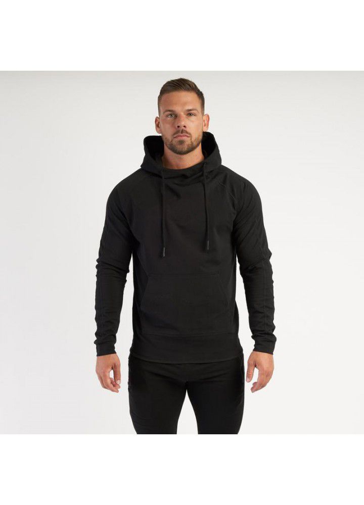 Muscle fitness new men's sports Hooded Sweater outdoor sports basketball casual top