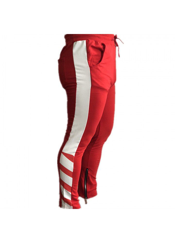 Amazon muscle fitness brothers men's pants autumn and winter new leisure sports running training Leggings