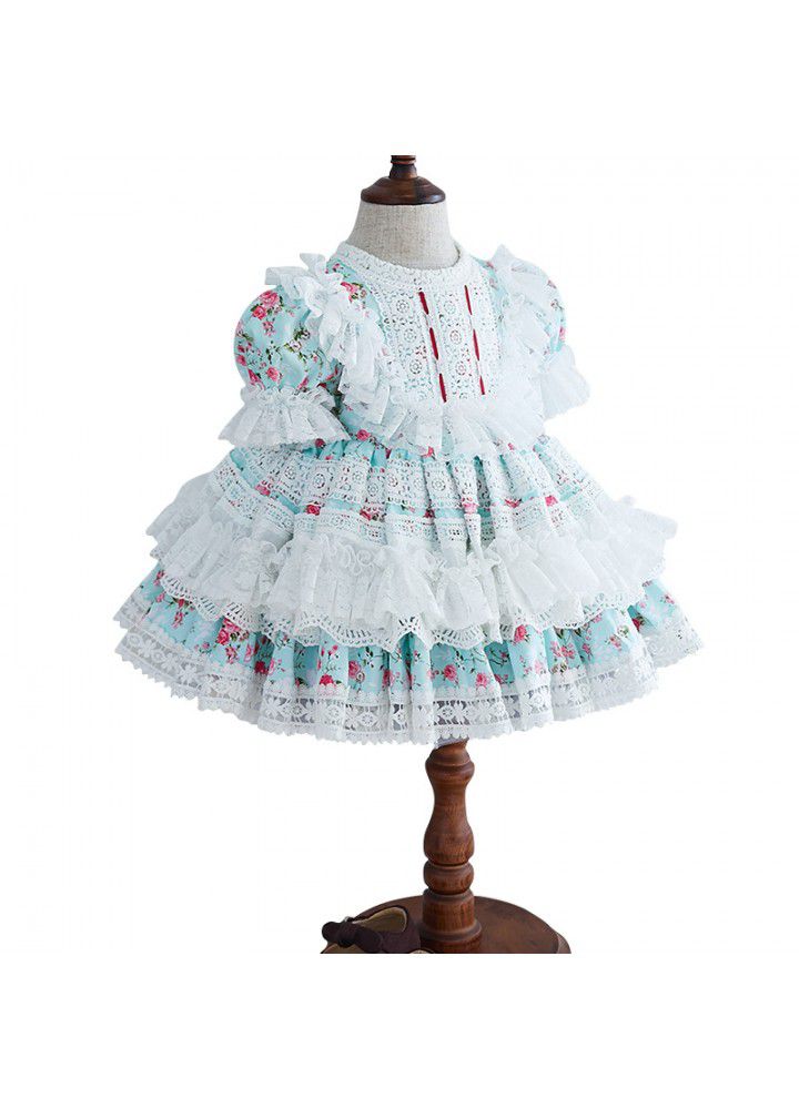 [factory] European and American children's skirt 2021 summer new girl's dress pengpeng gauze skirt custom children's princess skirt children's skirt