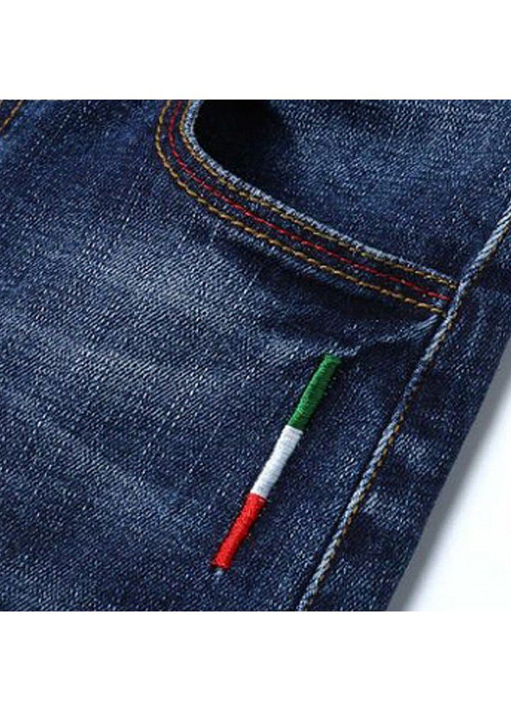 Manufacturer wholesale 2021 spring and autumn new boys' jeans pants children's casual pants boys' thin pants fashion 